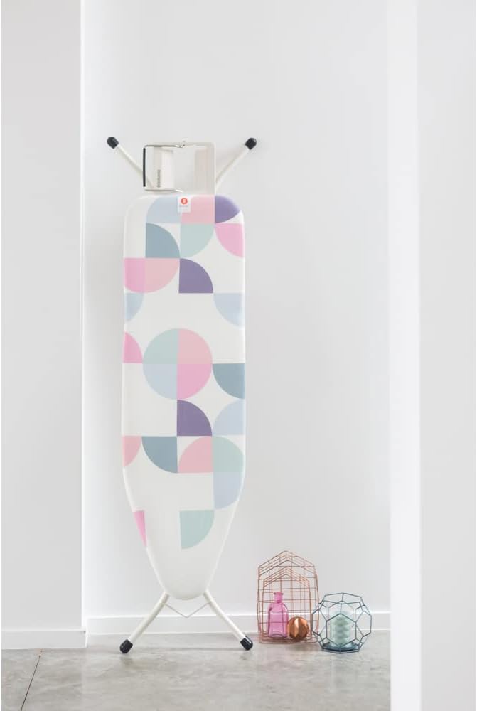 Ironing Board (Size B) SIR (Steam Iron Rest) 124x38cm - Fresh White Frame