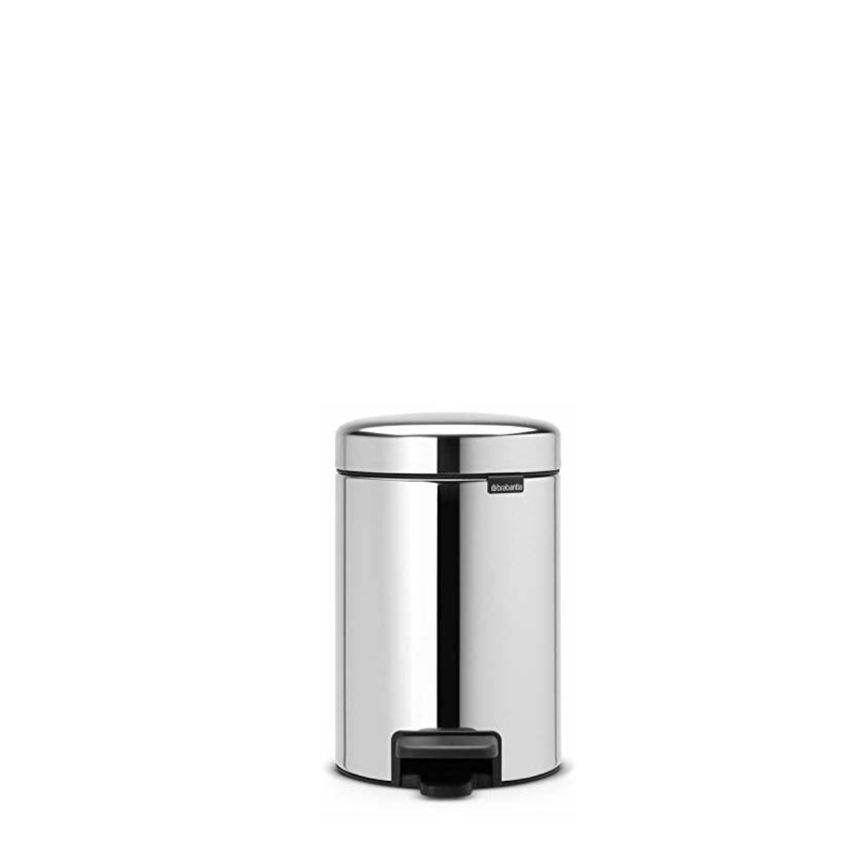 NewIcon Pedal Bin with Plastic Inner Bucket - 3L