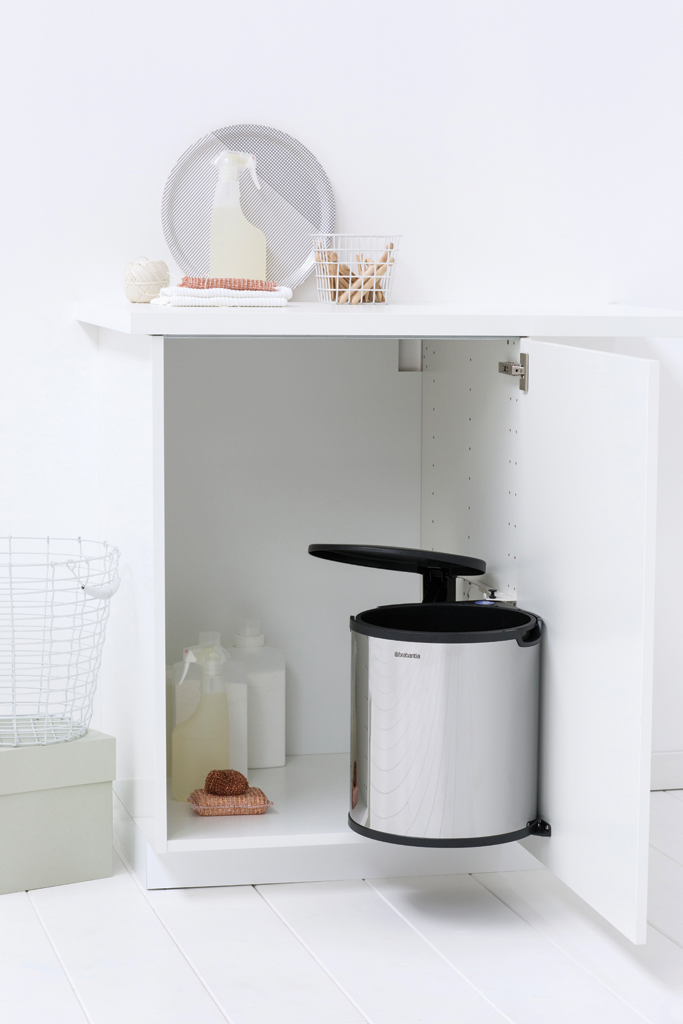 Built-in Bin with Plastic Bucket - 15L