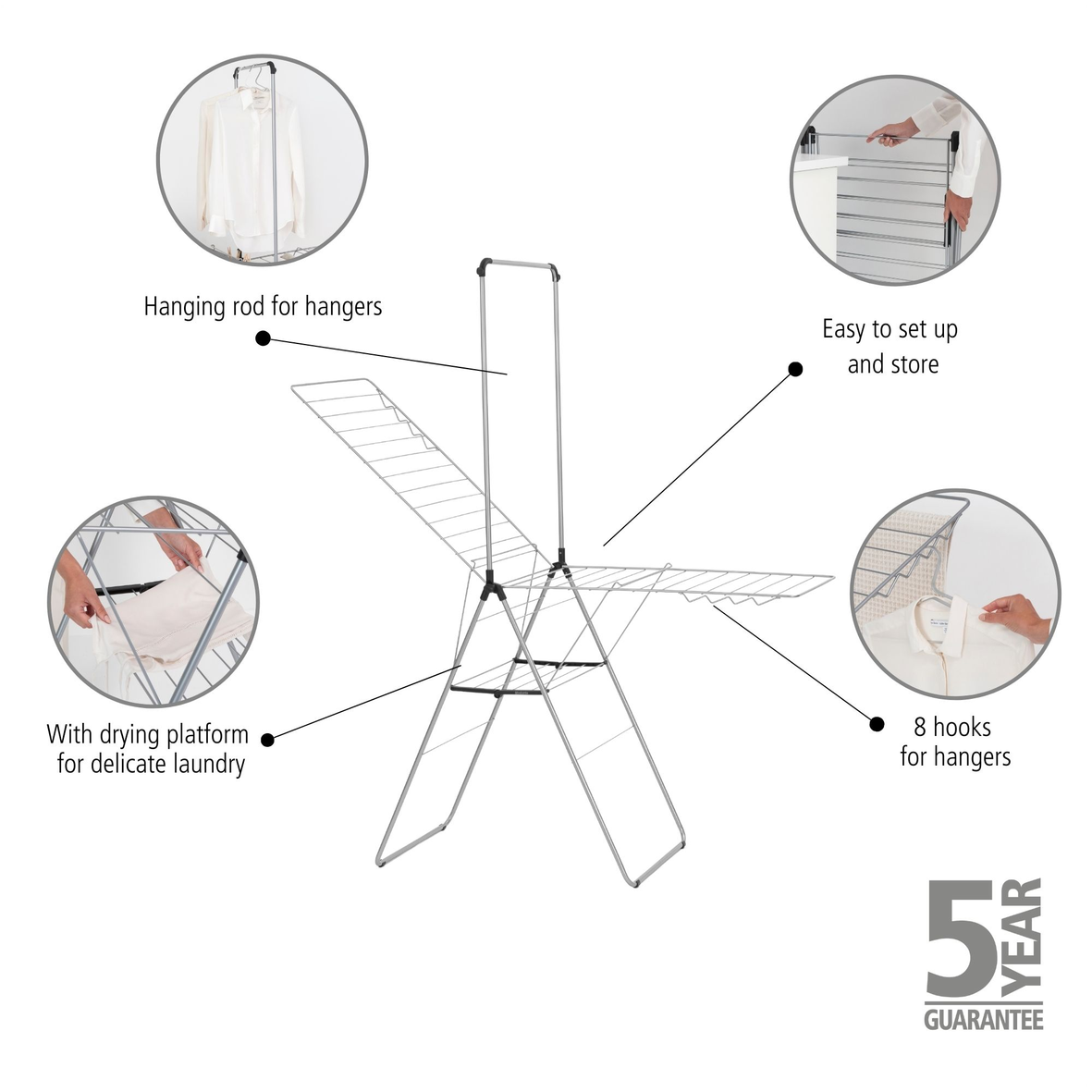 HangOn Drying Rack (with Rod) - 25 meters