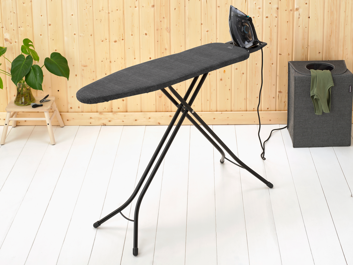 Ironing Board (Size A) SIR (Steam Iron Rest) 110x30cm/22mm - Black Frame