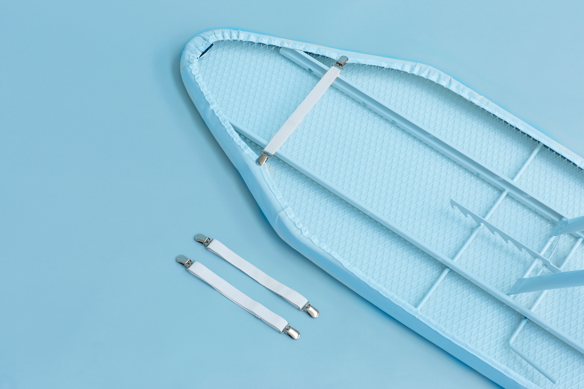 Ironing Cover Fasteners - White