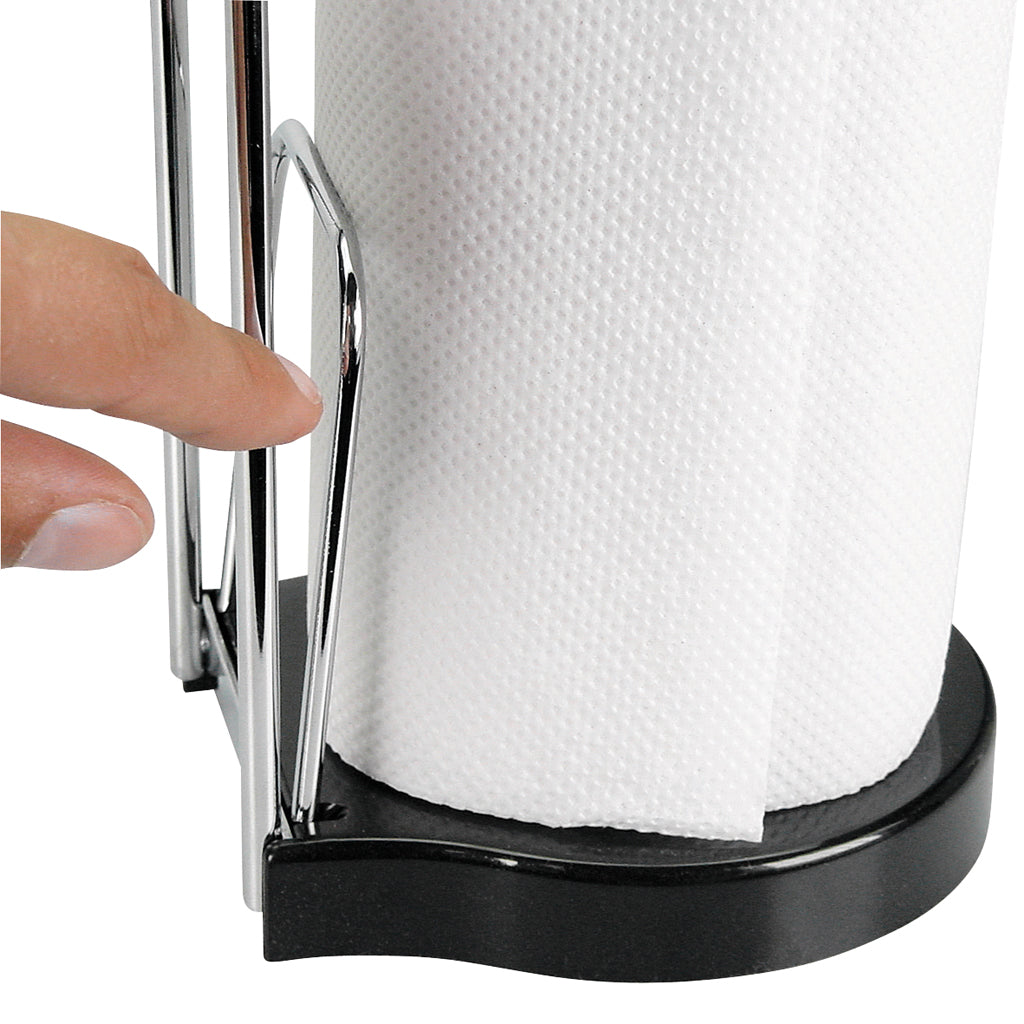 Free Standing Kitchen Roll Holder - Brilliant Steel
