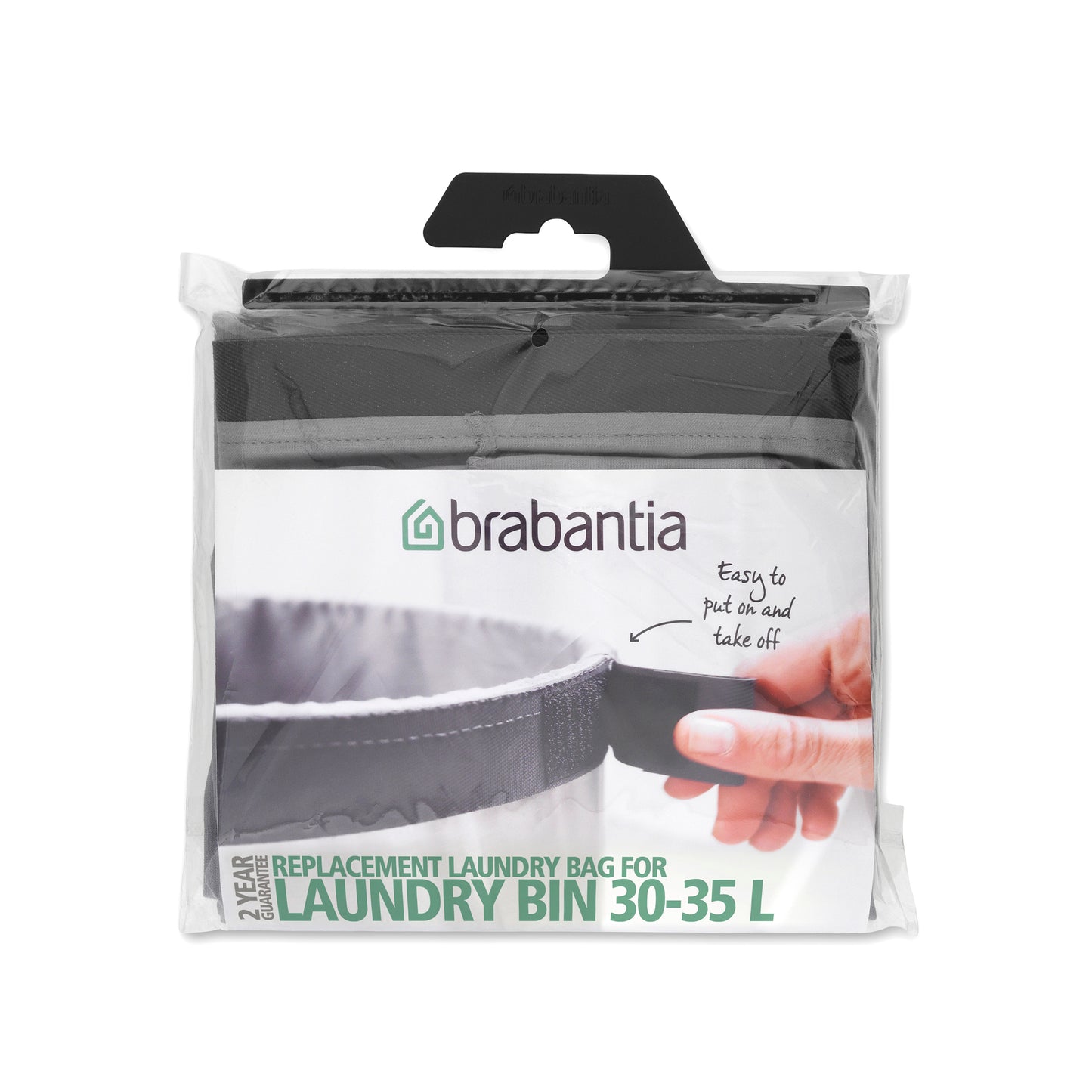 Replacement Laundry Bin Bag - 35L - Grey