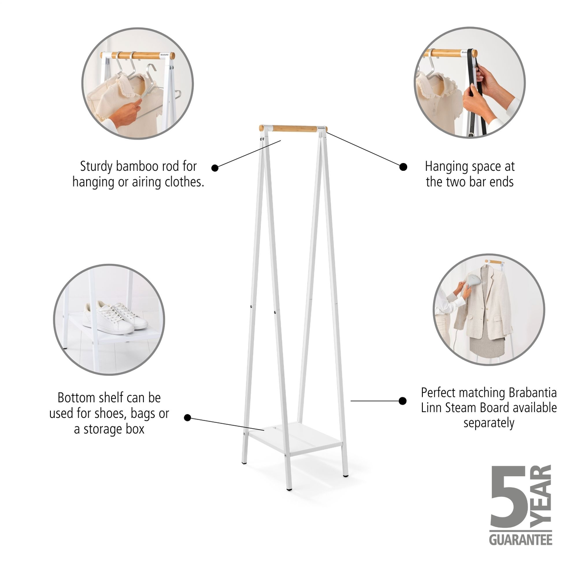 Linn Clothes Rack - Compact