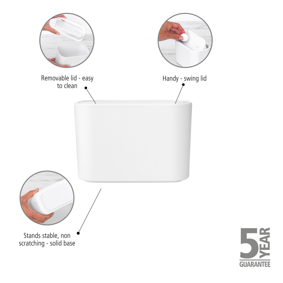 Mindset Bathroom Waste Caddy