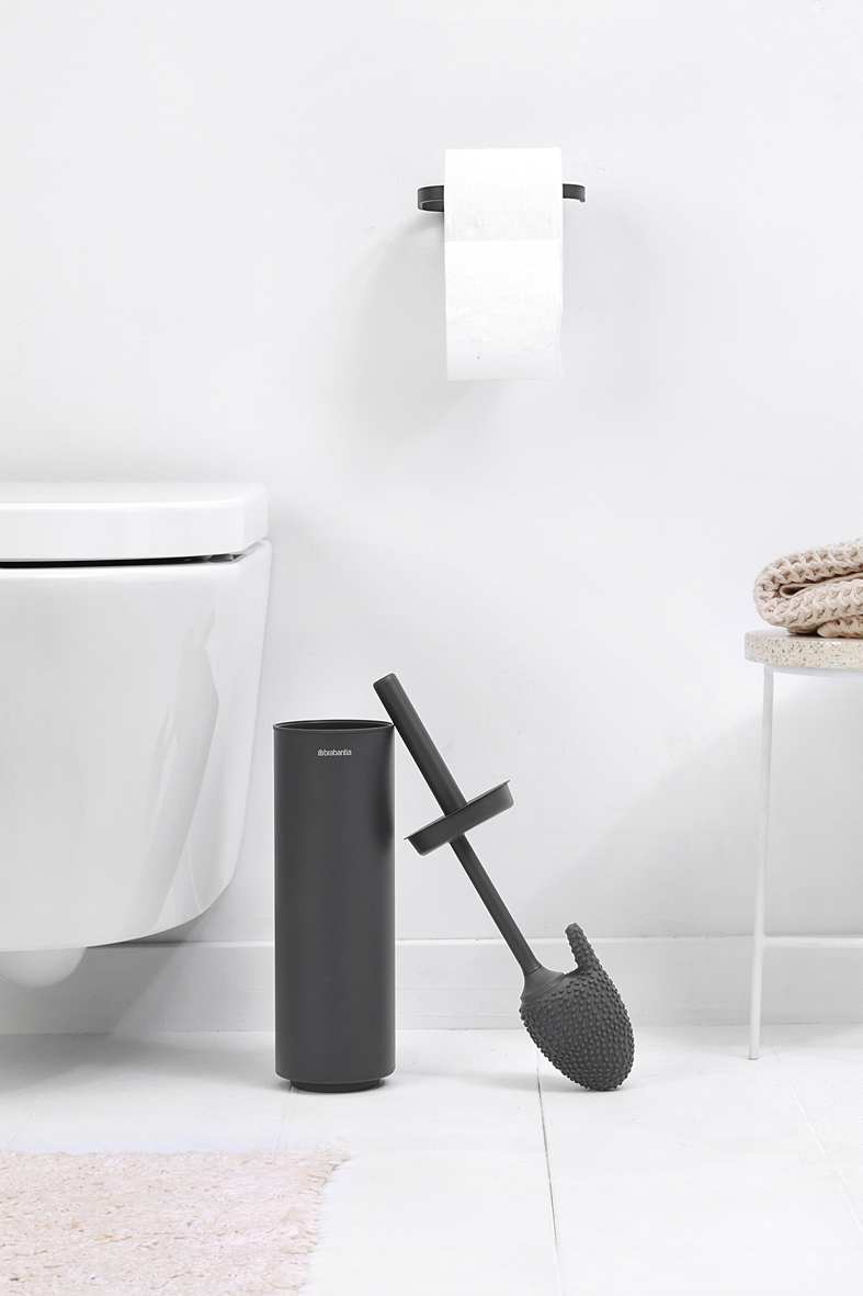 Replacement Mindset Silicon Toilet Brush - Dark Grey