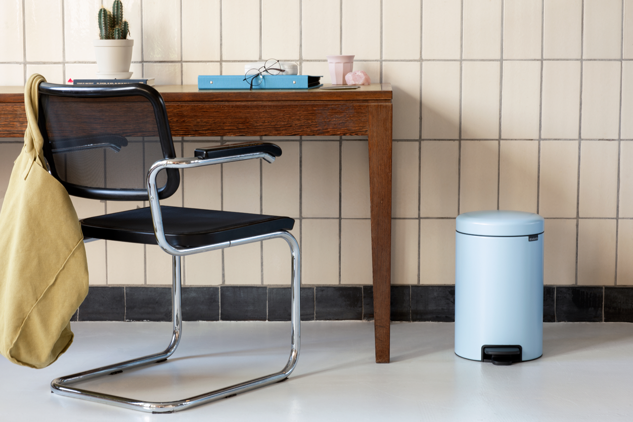 NewIcon Pedal Bin with Plastic Inner Bucket - 12L