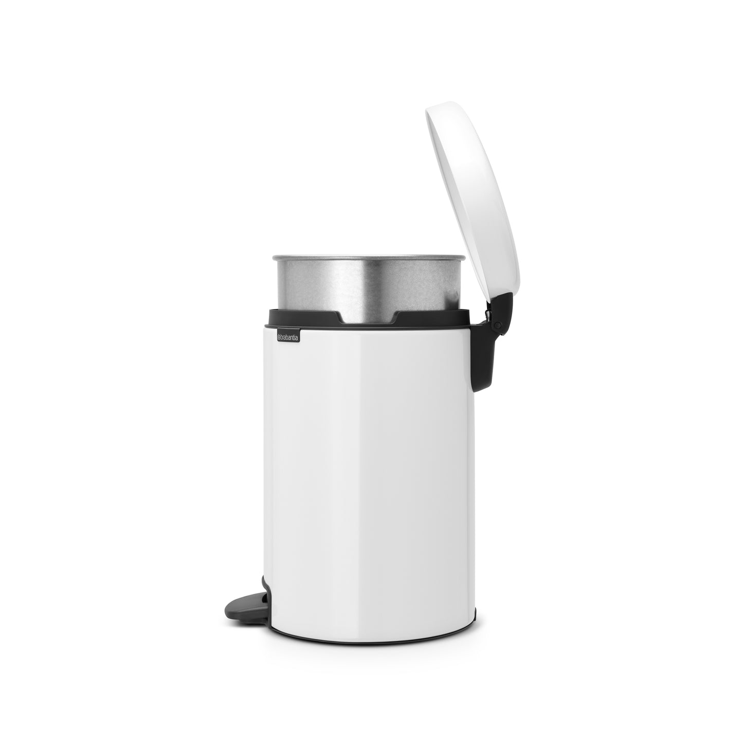 NewIcon Pedal Bin with Metal Inner Bucket - 12L