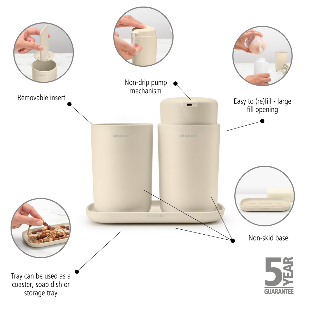 Renew Bathroom Accessory (Set of 3)