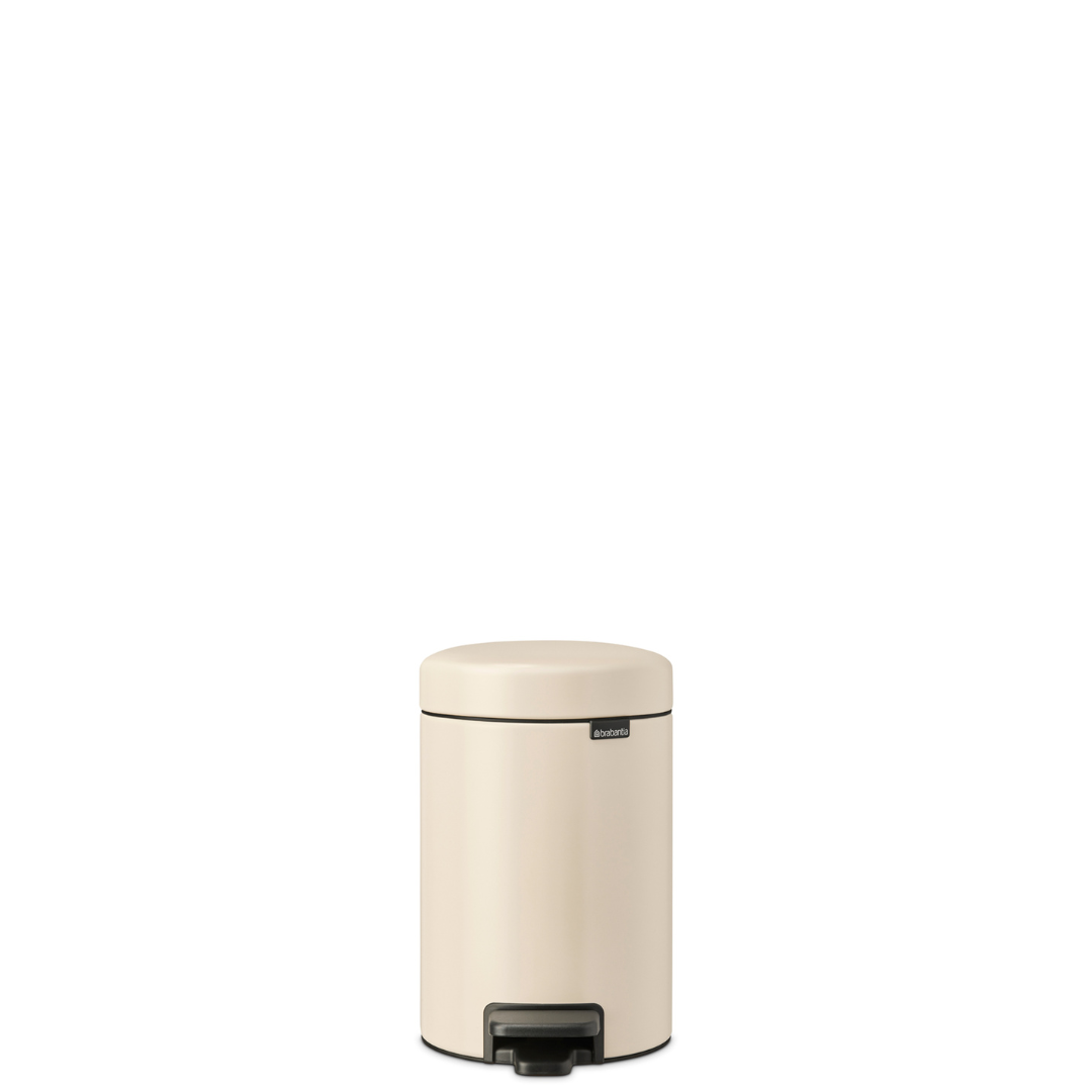 NewIcon Pedal Bin with Plastic Inner Bucket - 3L
