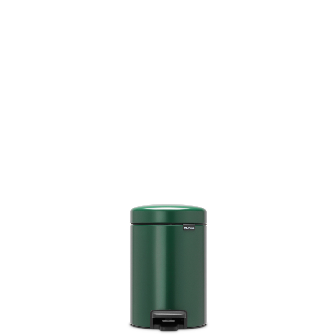 NewIcon Pedal Bin with Plastic Inner Bucket - 3L