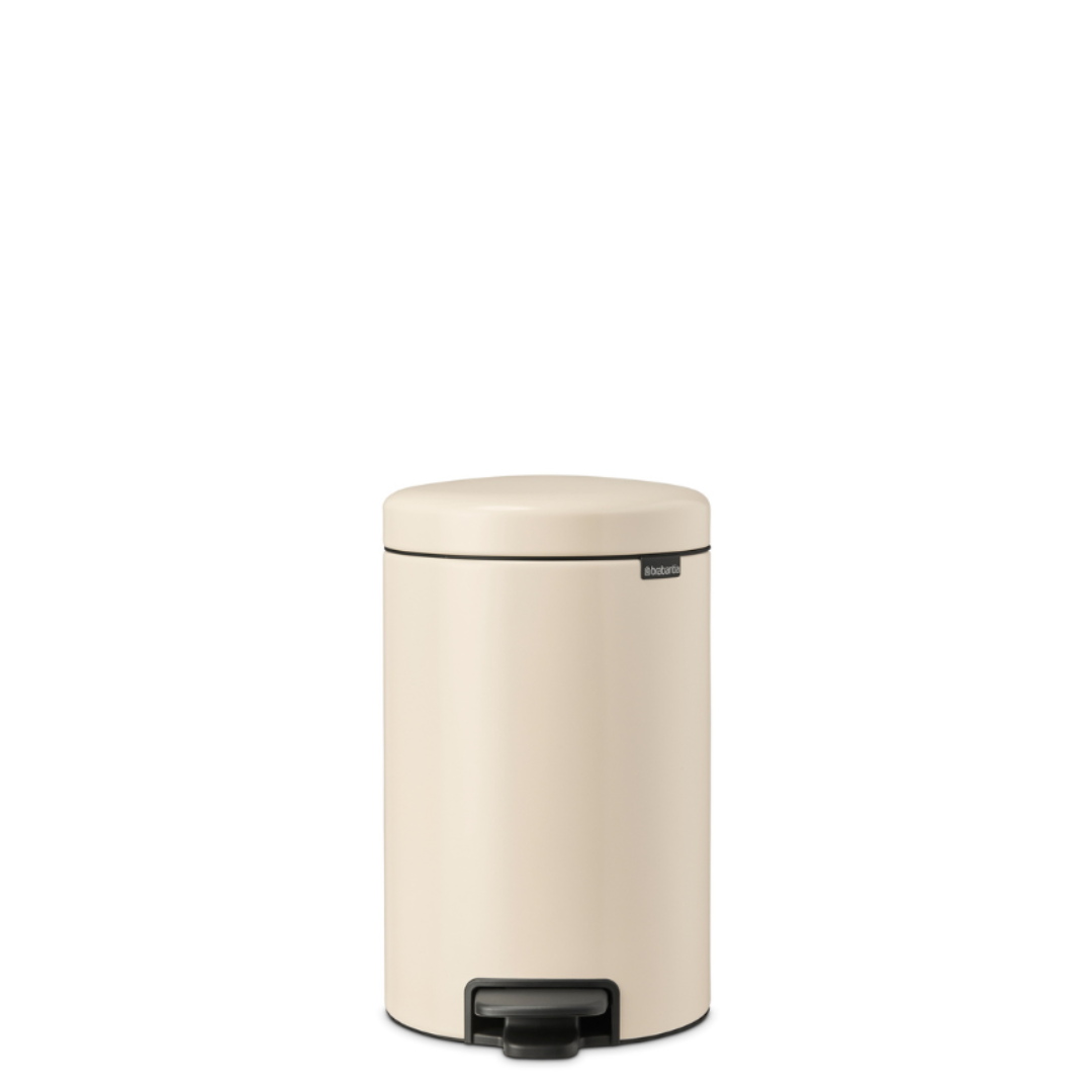 NewIcon Pedal Bin with Plastic Inner Bucket - 12L