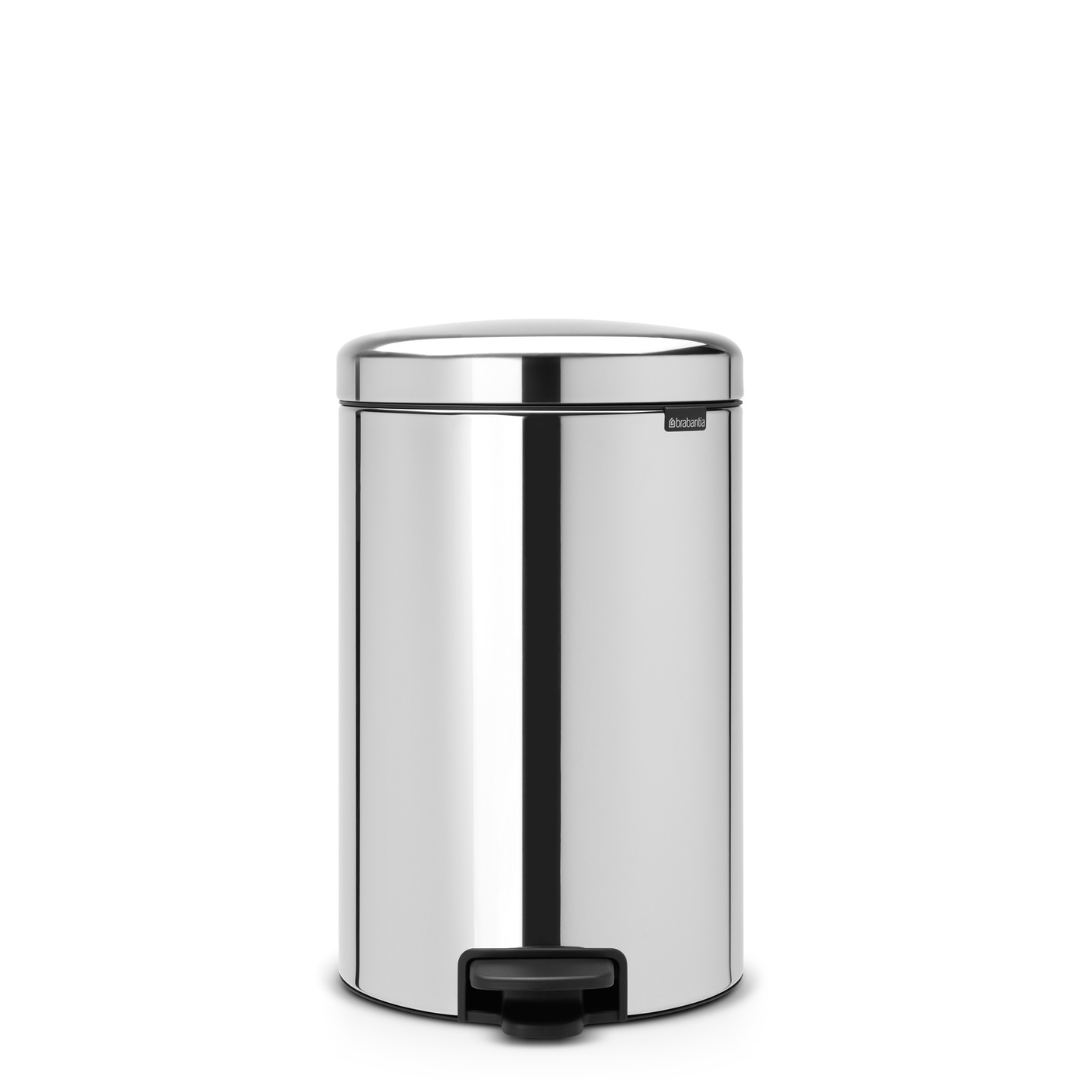 NewIcon Pedal Bin with Metal Inner Bucket - 20L