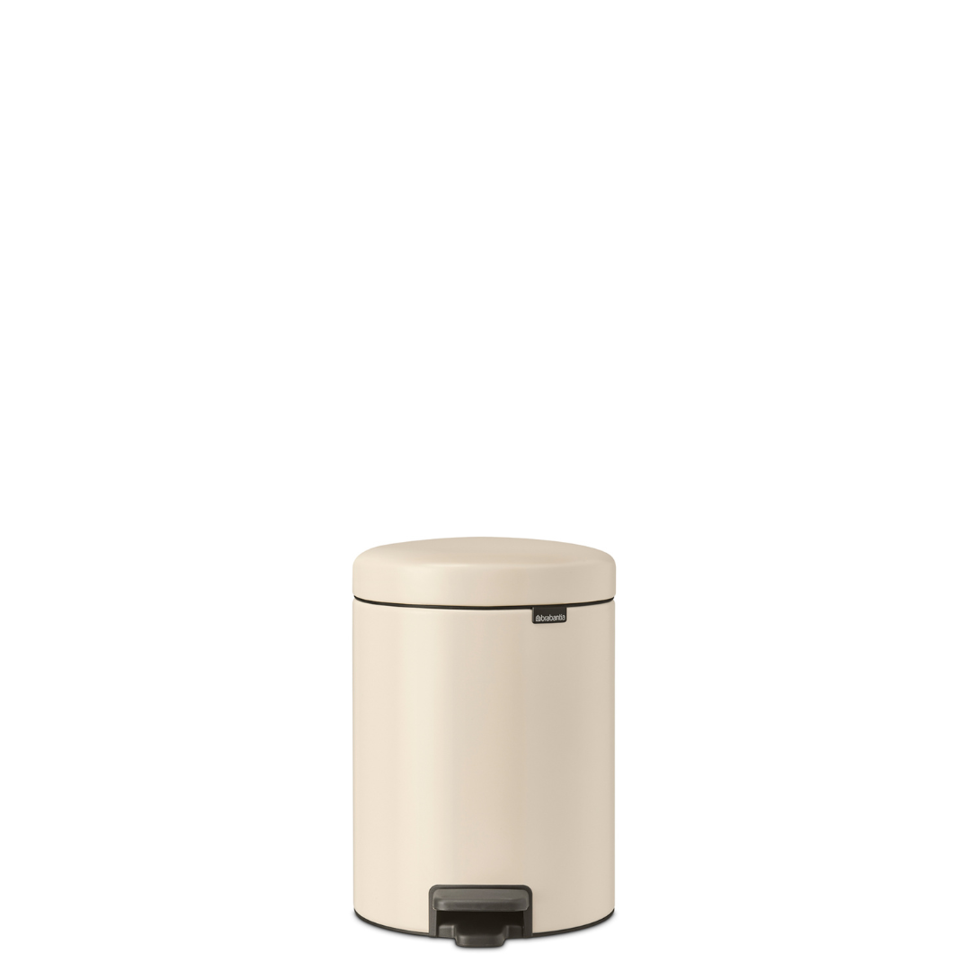 NewIcon Pedal Bin with Plastic Inner Bucket - 5L