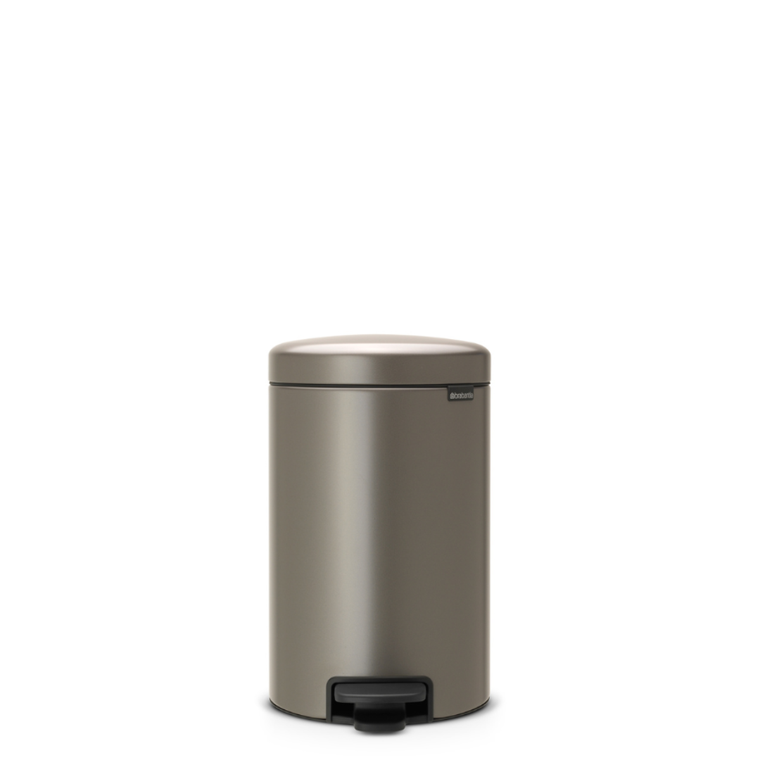 NewIcon Pedal Bin with Plastic Inner Bucket - 12L