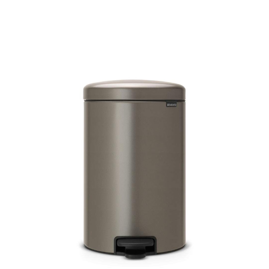 NewIcon Pedal Bin with Plastic Inner Bucket - 20L