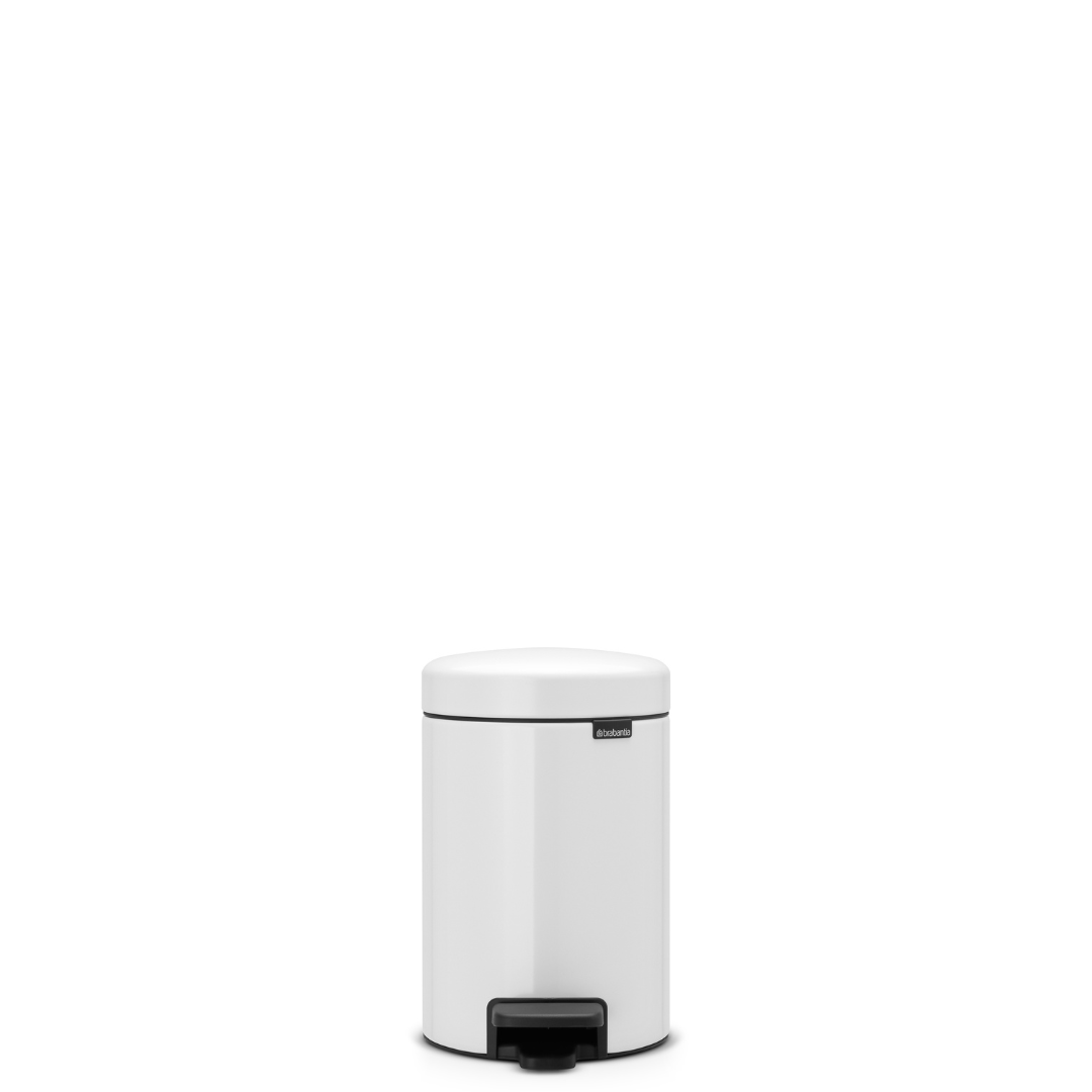NewIcon Pedal Bin with Plastic Inner Bucket - 3L