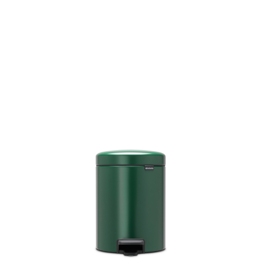 NewIcon Pedal Bin with Plastic Inner Bucket - 5L