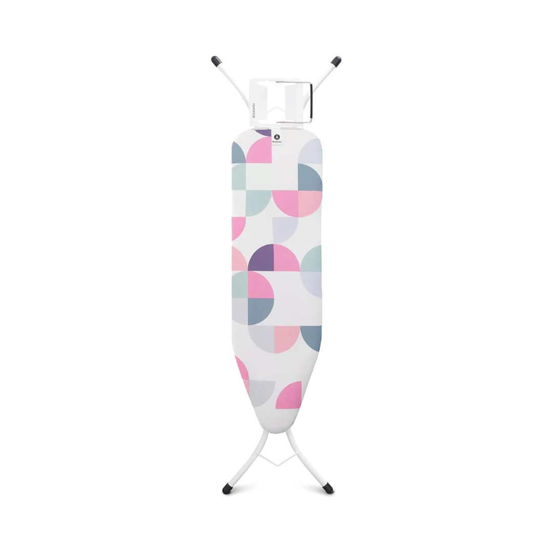 Ironing Board (Size A) SIR (Steam Iron Rest) 110x30cm/22mm - White Frame