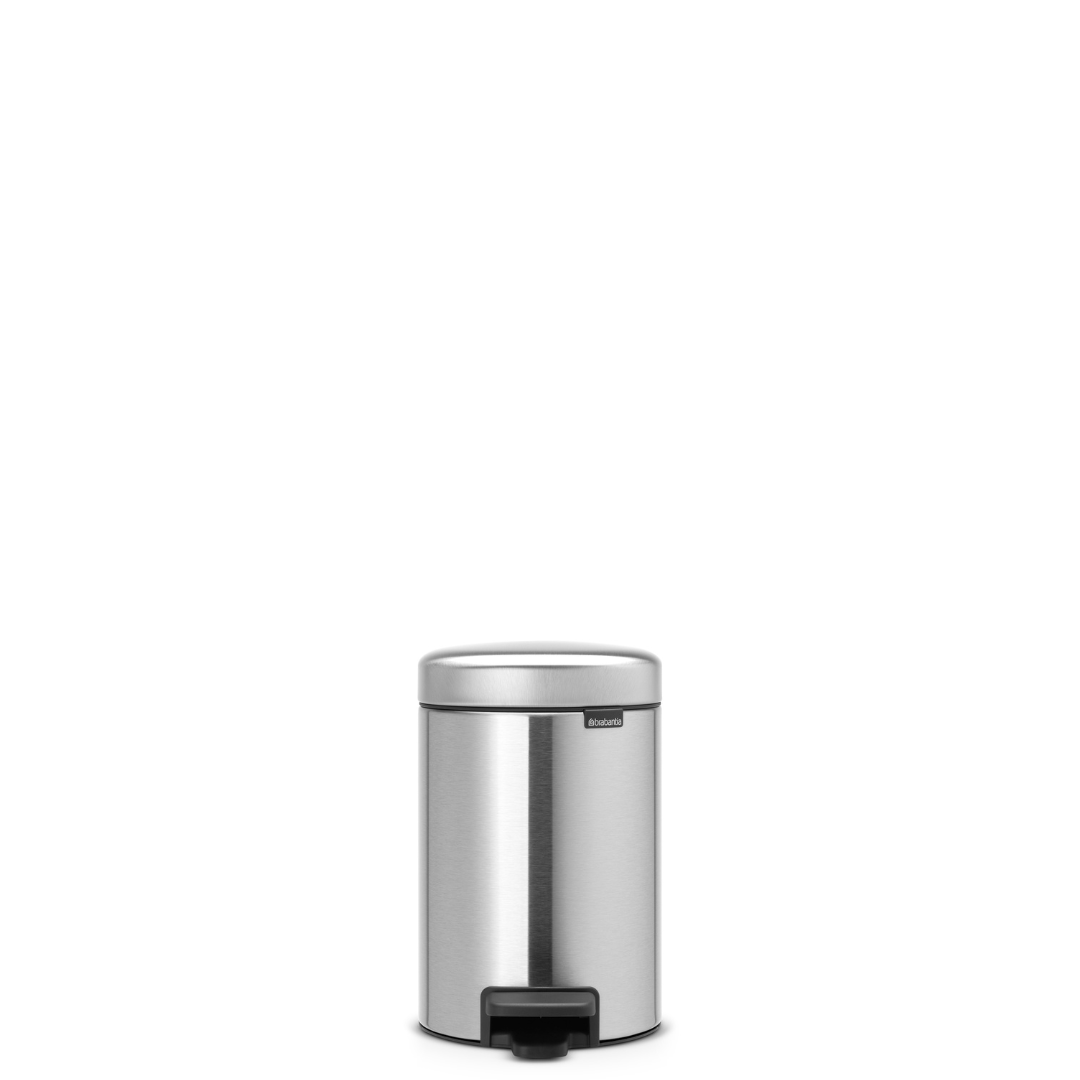 NewIcon Pedal Bin with Plastic Inner Bucket - 3L