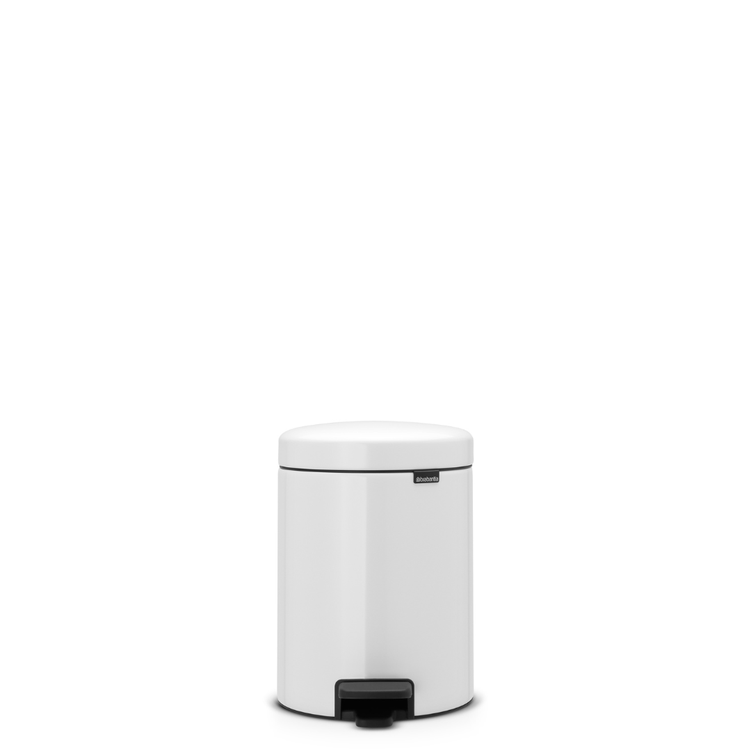NewIcon Pedal Bin with Plastic Inner Bucket - 5L