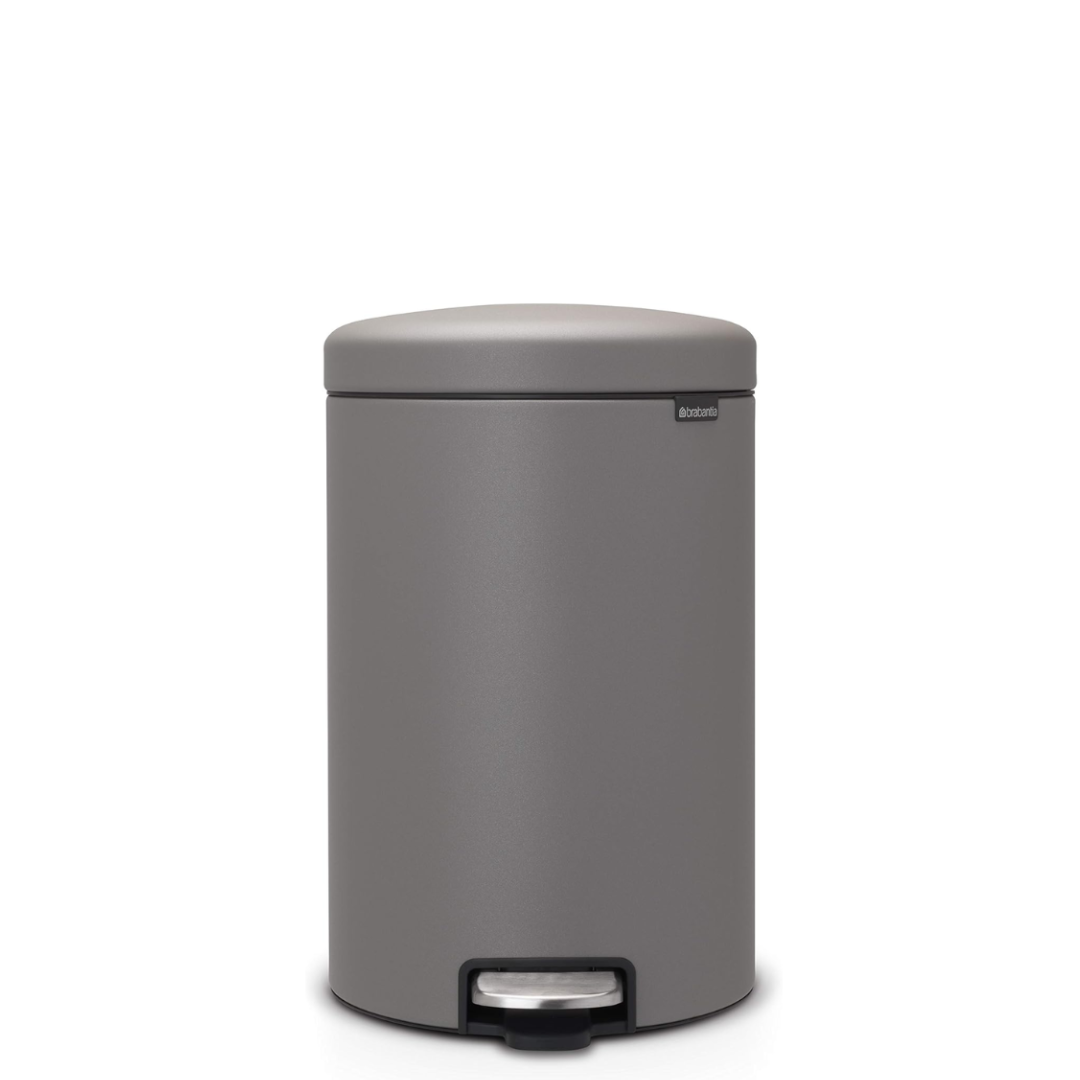 NewIcon Pedal Bin with Plastic Inner Bucket - 20L