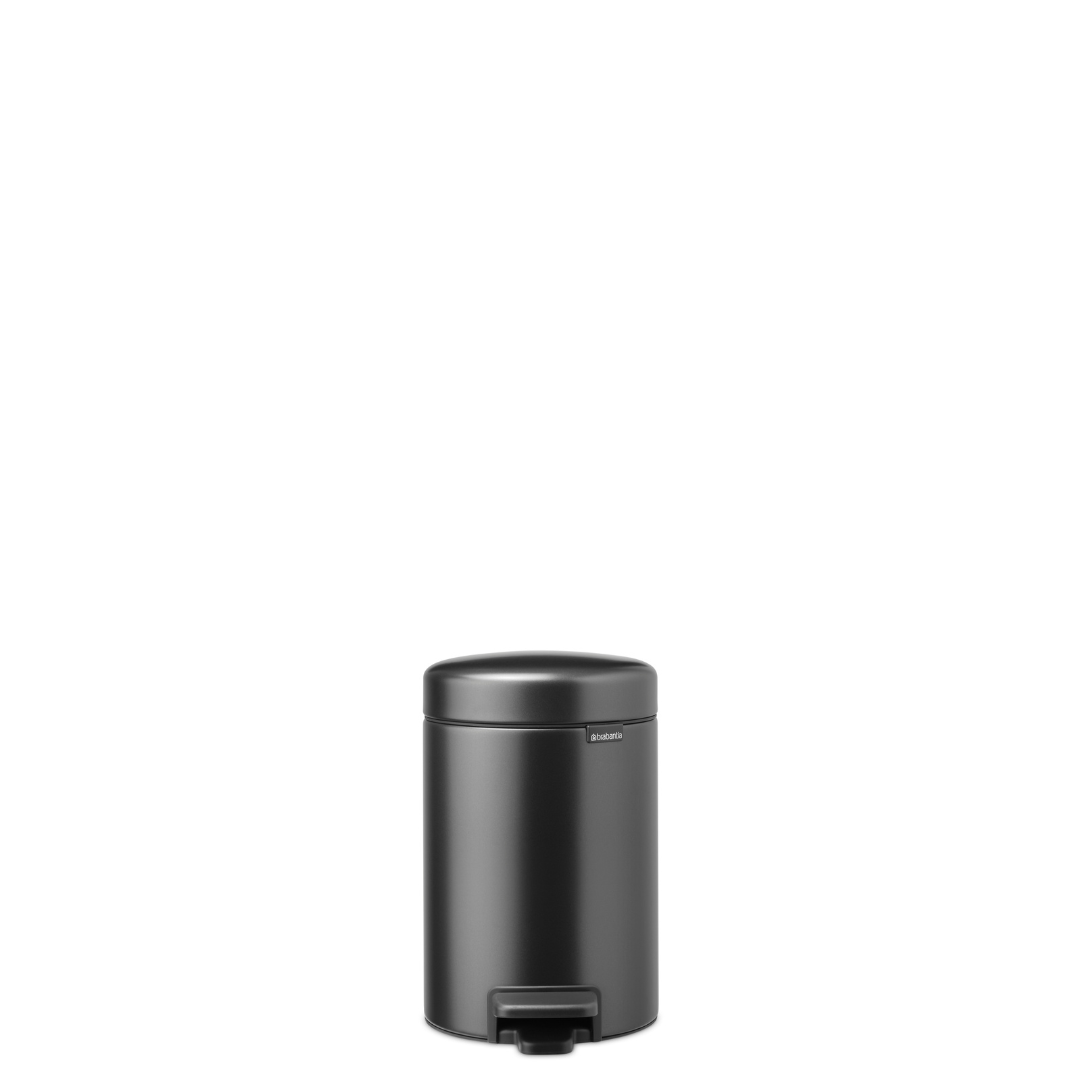 NewIcon Pedal Bin with Plastic Inner Bucket - 3L