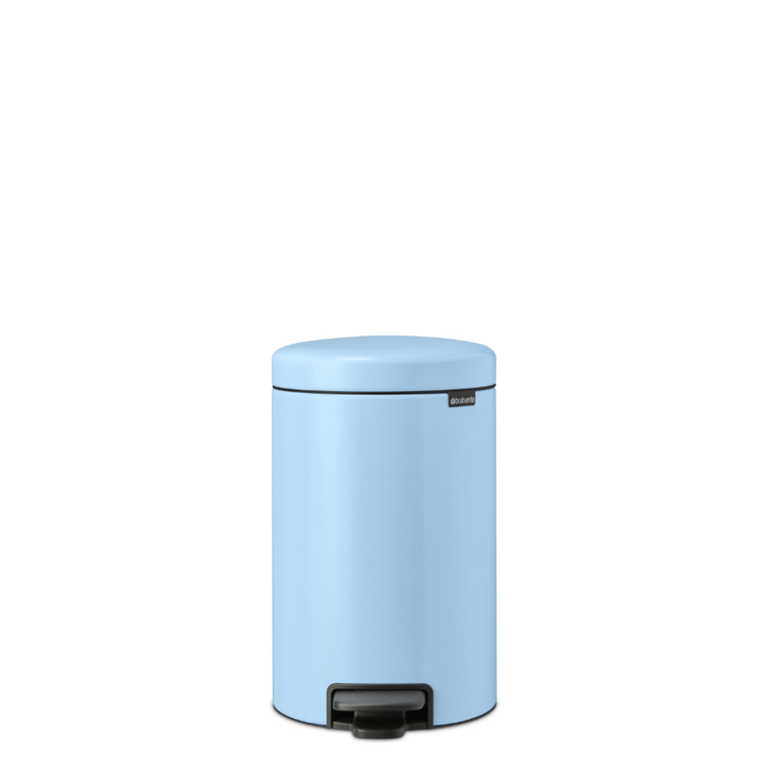 NewIcon Pedal Bin with Plastic Inner Bucket - 12L