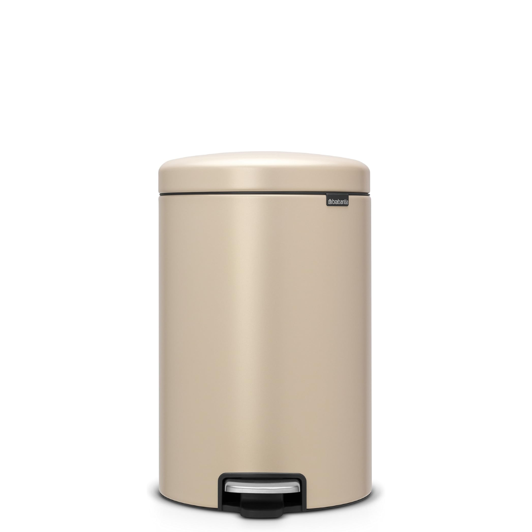 NewIcon Pedal Bin with Plastic Inner Bucket - 20L