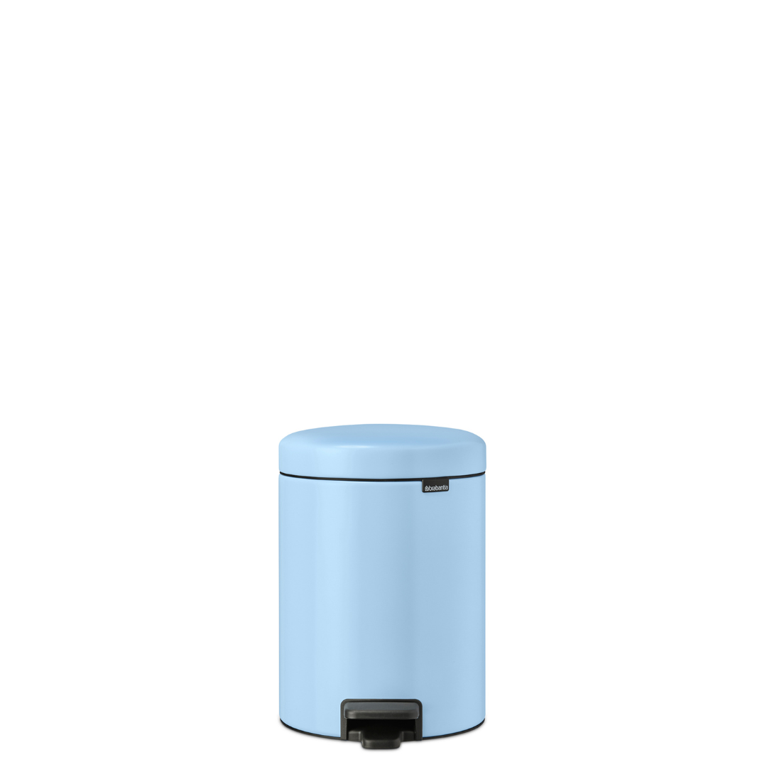 NewIcon Pedal Bin with Plastic Inner Bucket - 5L