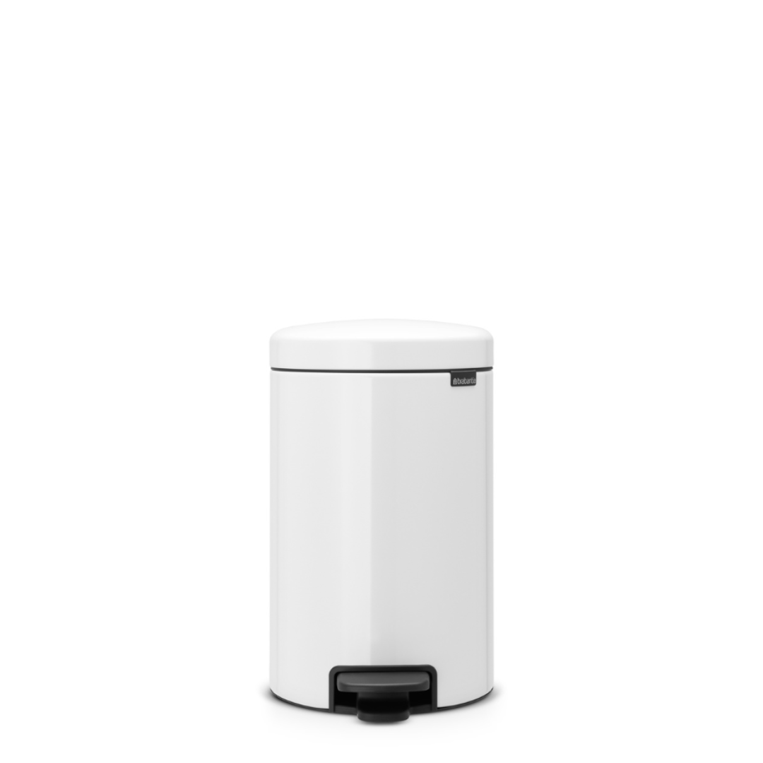 NewIcon Pedal Bin with Plastic Inner Bucket - 12L