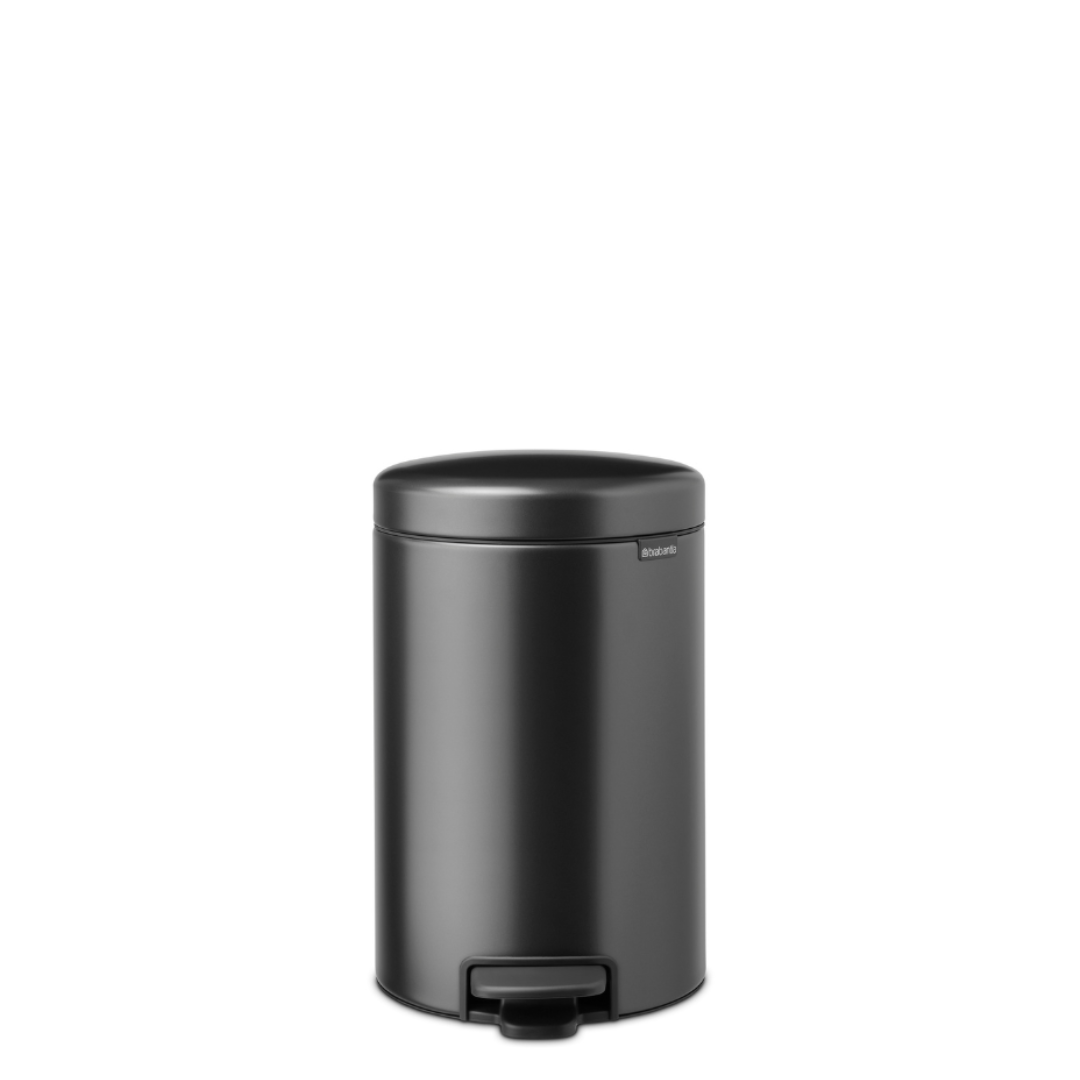 NewIcon Pedal Bin with Plastic Inner Bucket - 12L