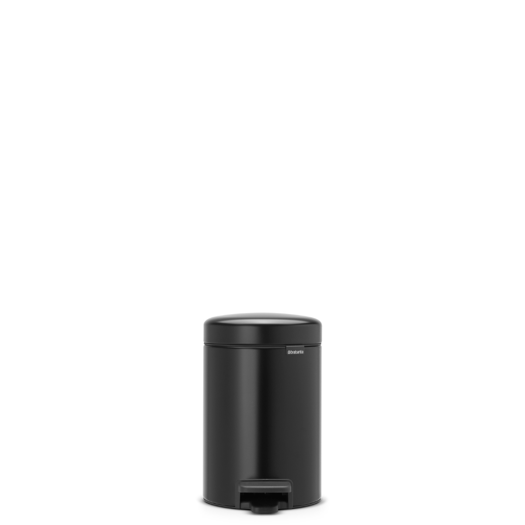 NewIcon Pedal Bin with Plastic Inner Bucket - 3L
