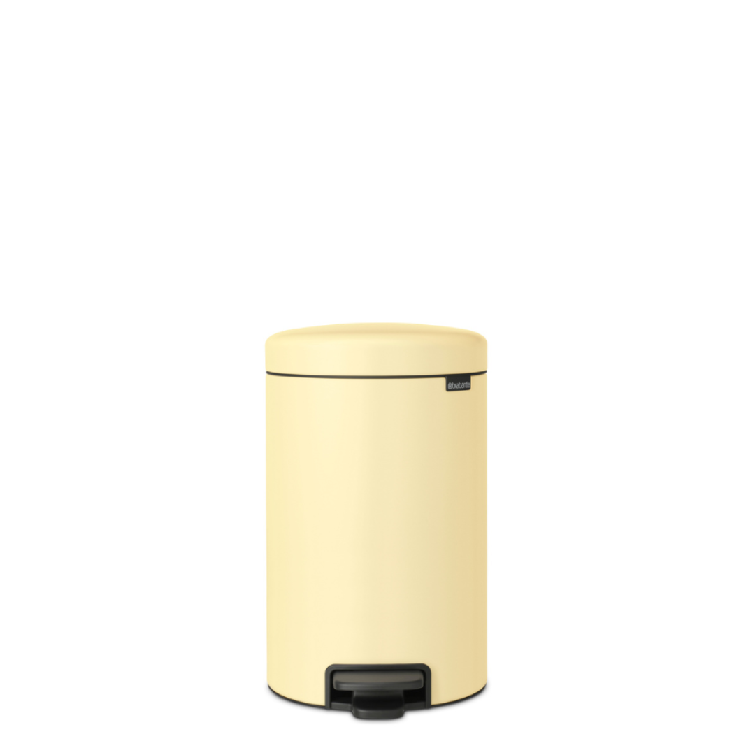 NewIcon Pedal Bin with Plastic Inner Bucket - 12L