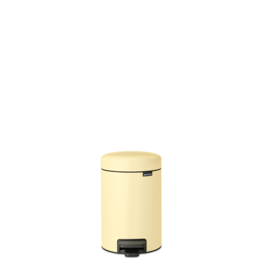 NewIcon Pedal Bin with Plastic Inner Bucket - 3L