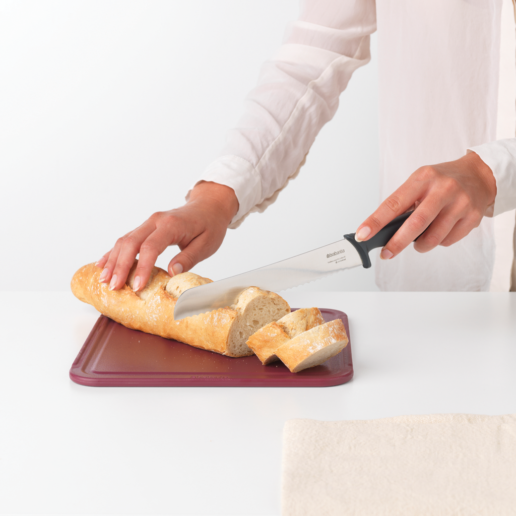 Tasty+ Slice&Dice Bread Knife - Dark Grey
