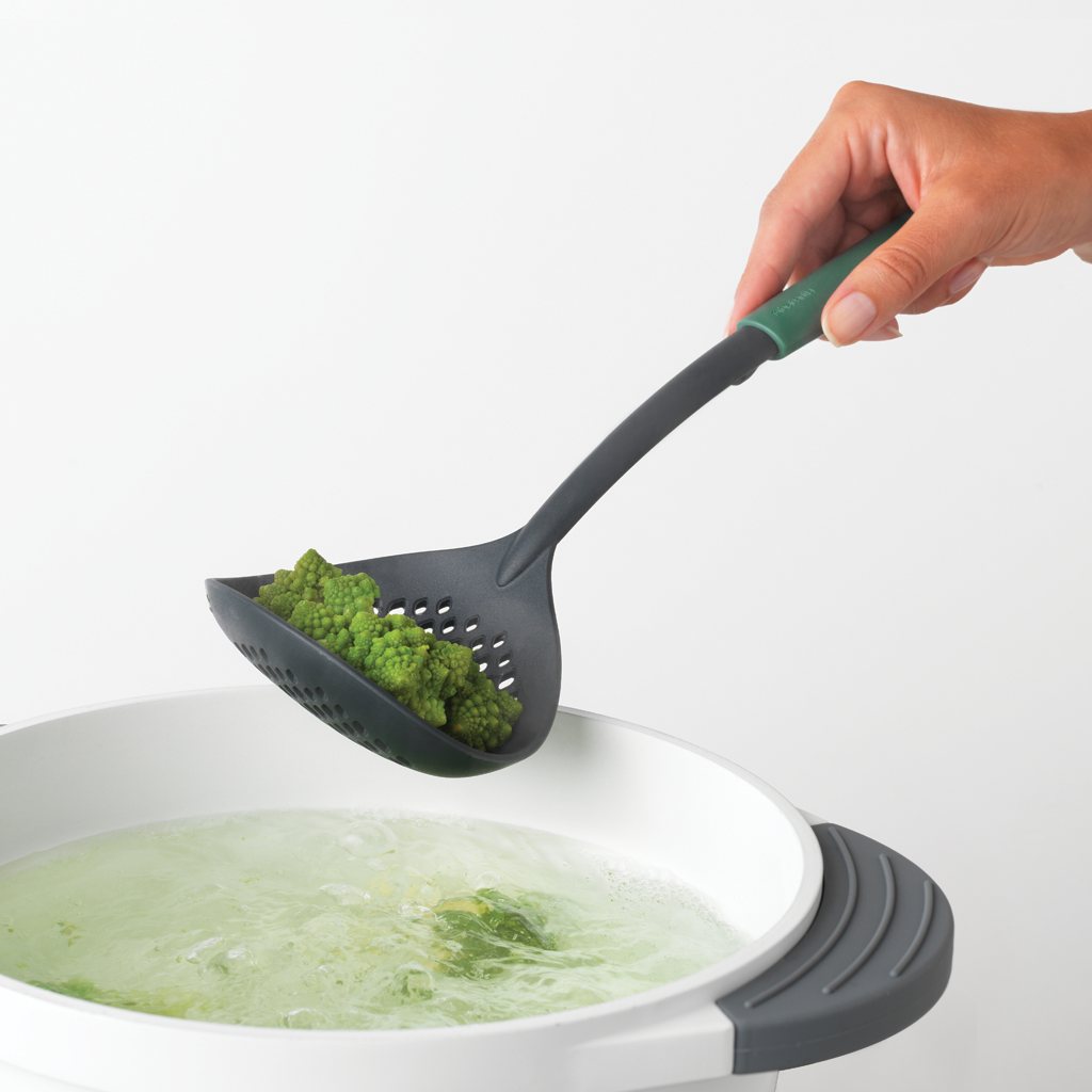 Tasty+ Cook&Serve Skimmer plus Ladle - Fir Green