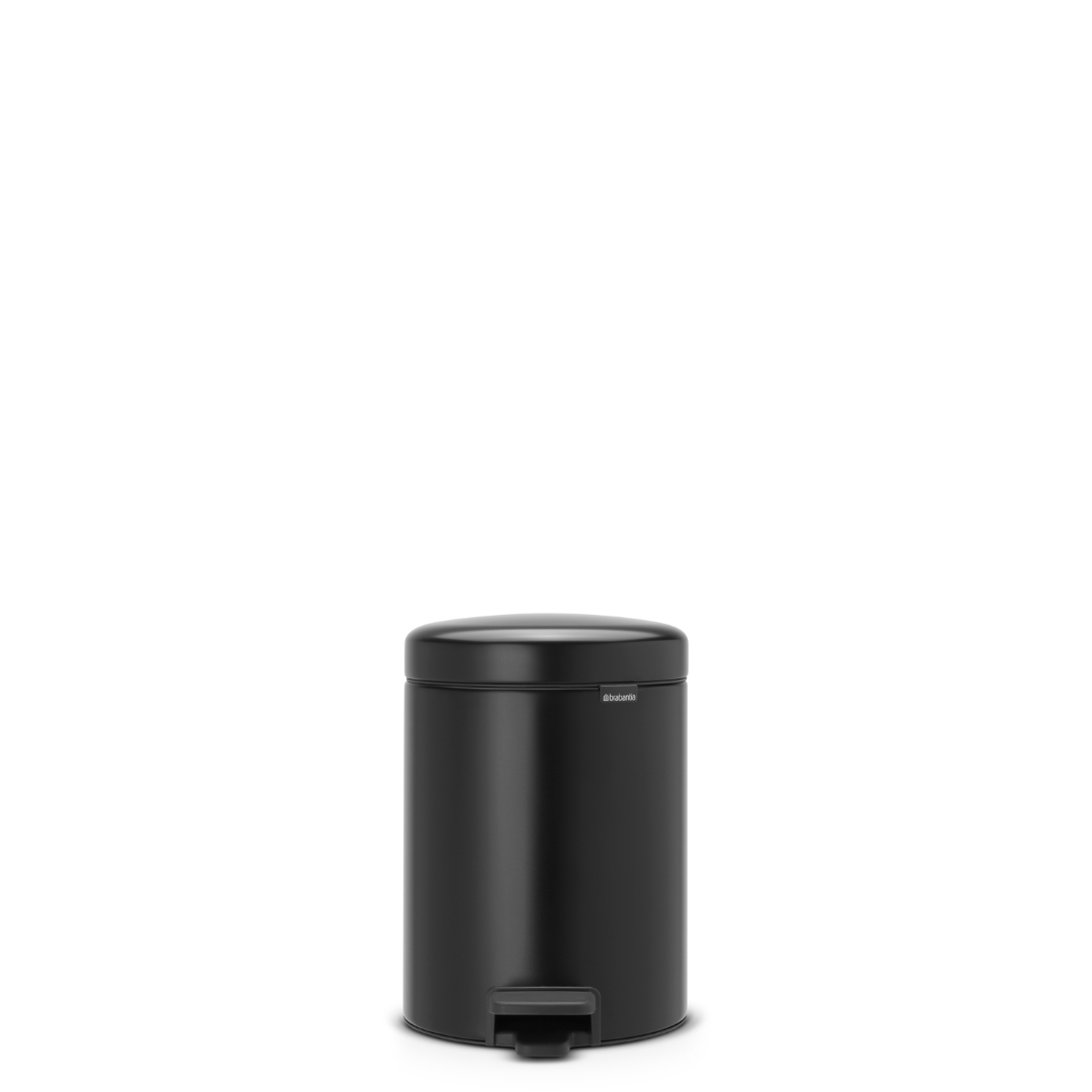 NewIcon Pedal Bin with Plastic Inner Bucket - 5L
