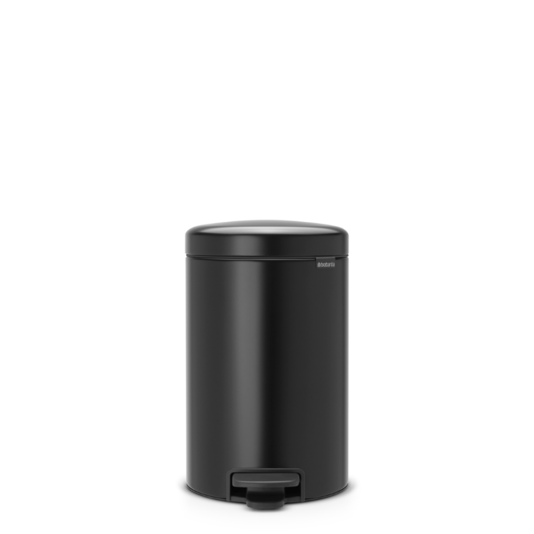 NewIcon Pedal Bin with Plastic Inner Bucket - 12L