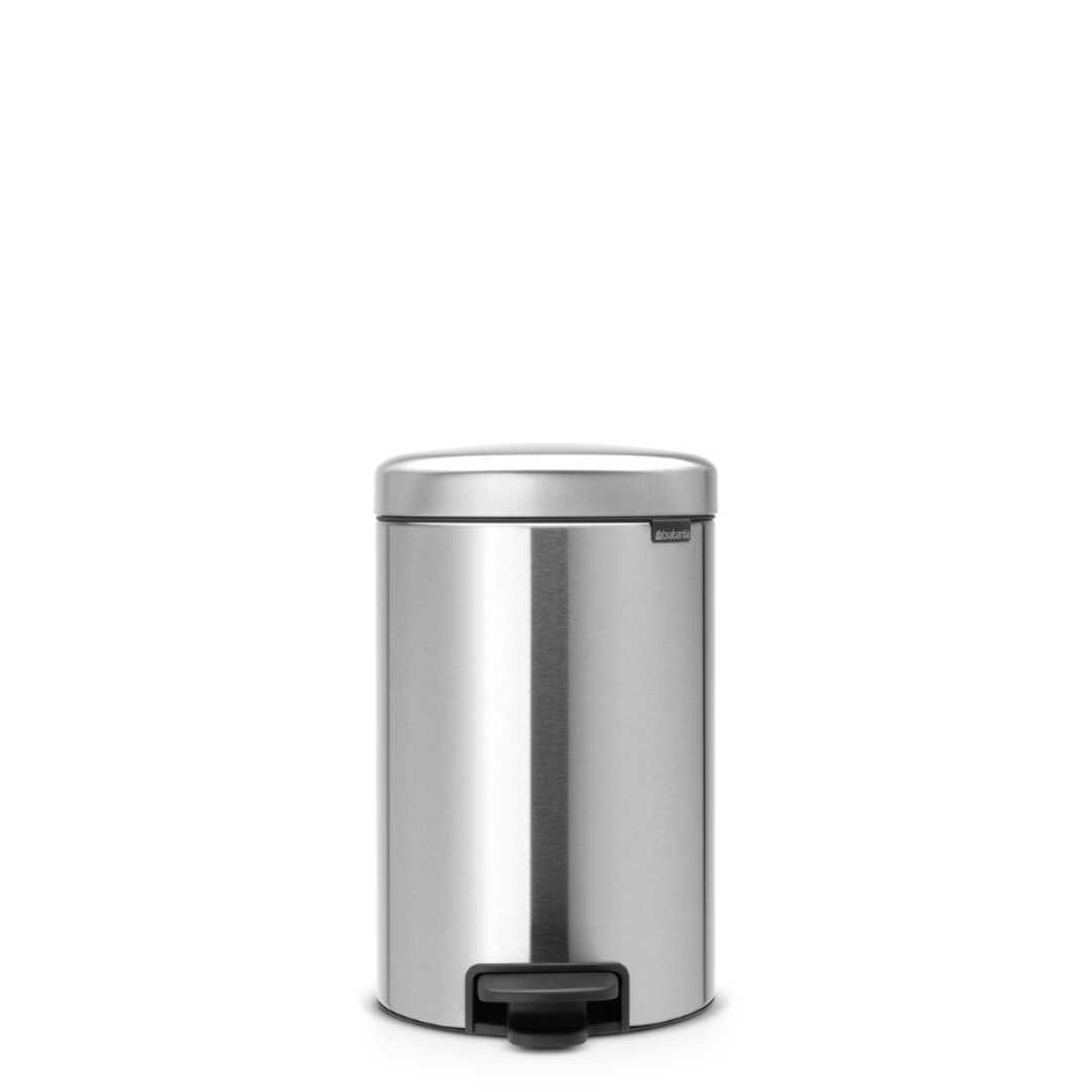 NewIcon Pedal Bin with Plastic Inner Bucket - 12L