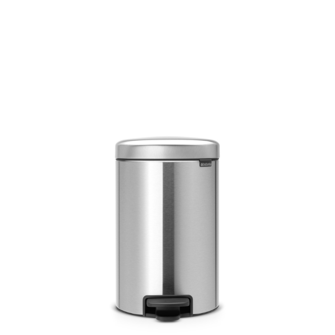 NewIcon Pedal Bin with Plastic Inner Bucket - 12L