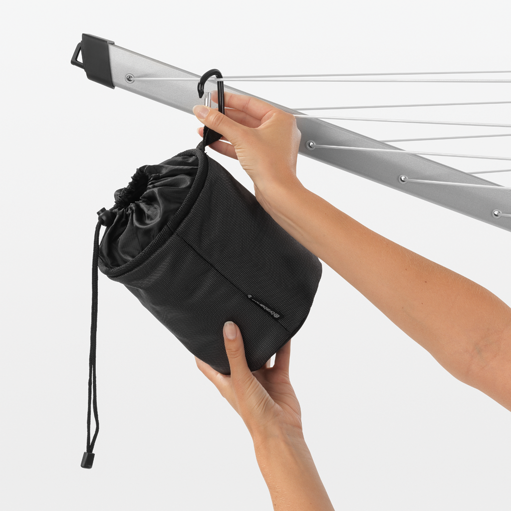 Clothes Peg Bag - Black/Blue/Mint