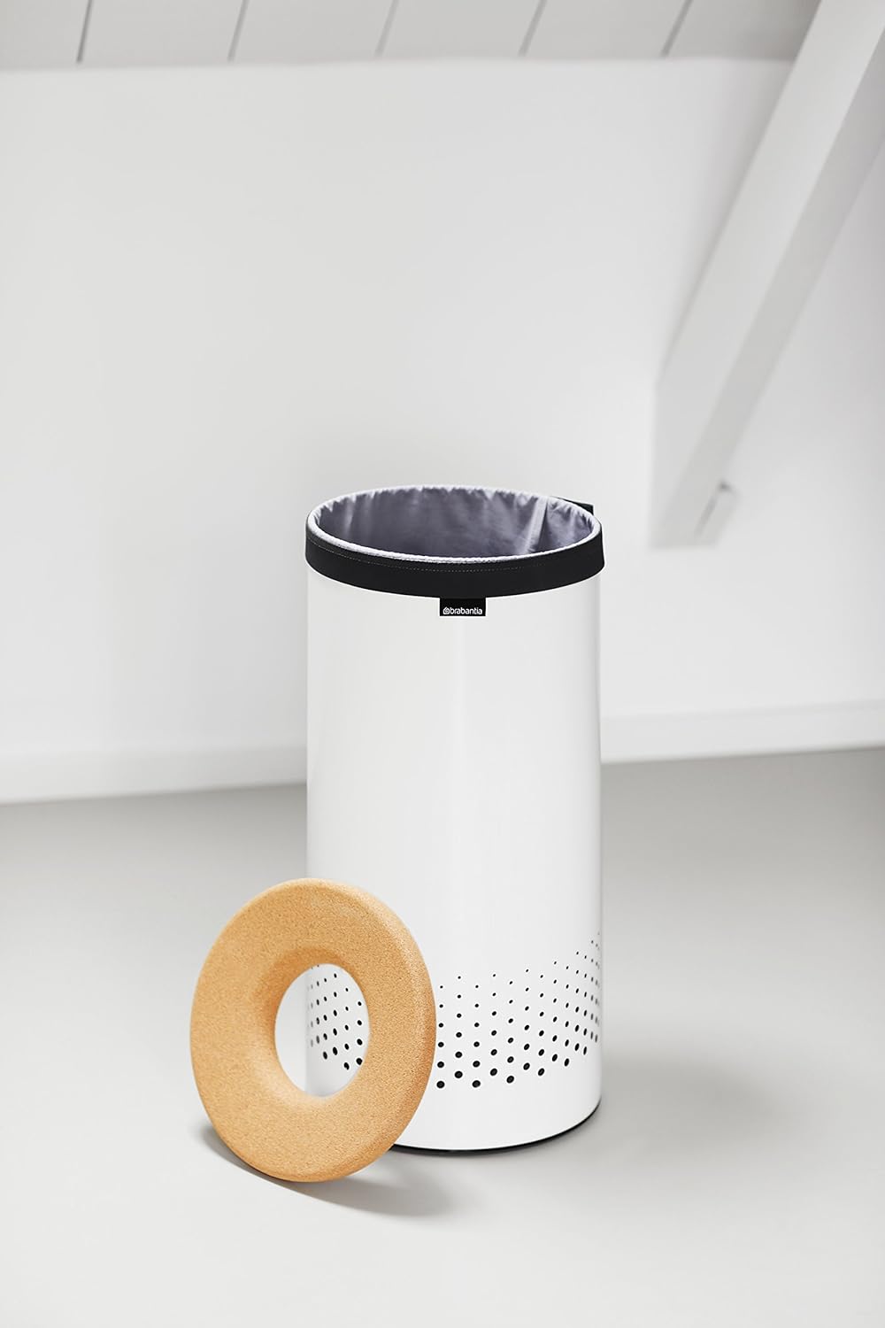 Laundry Bin with Cork Lid - 35L