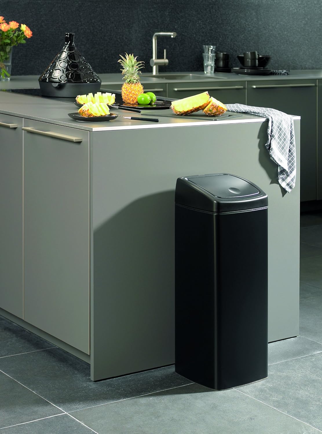 Touch Bin Rectangular - 25 Litre