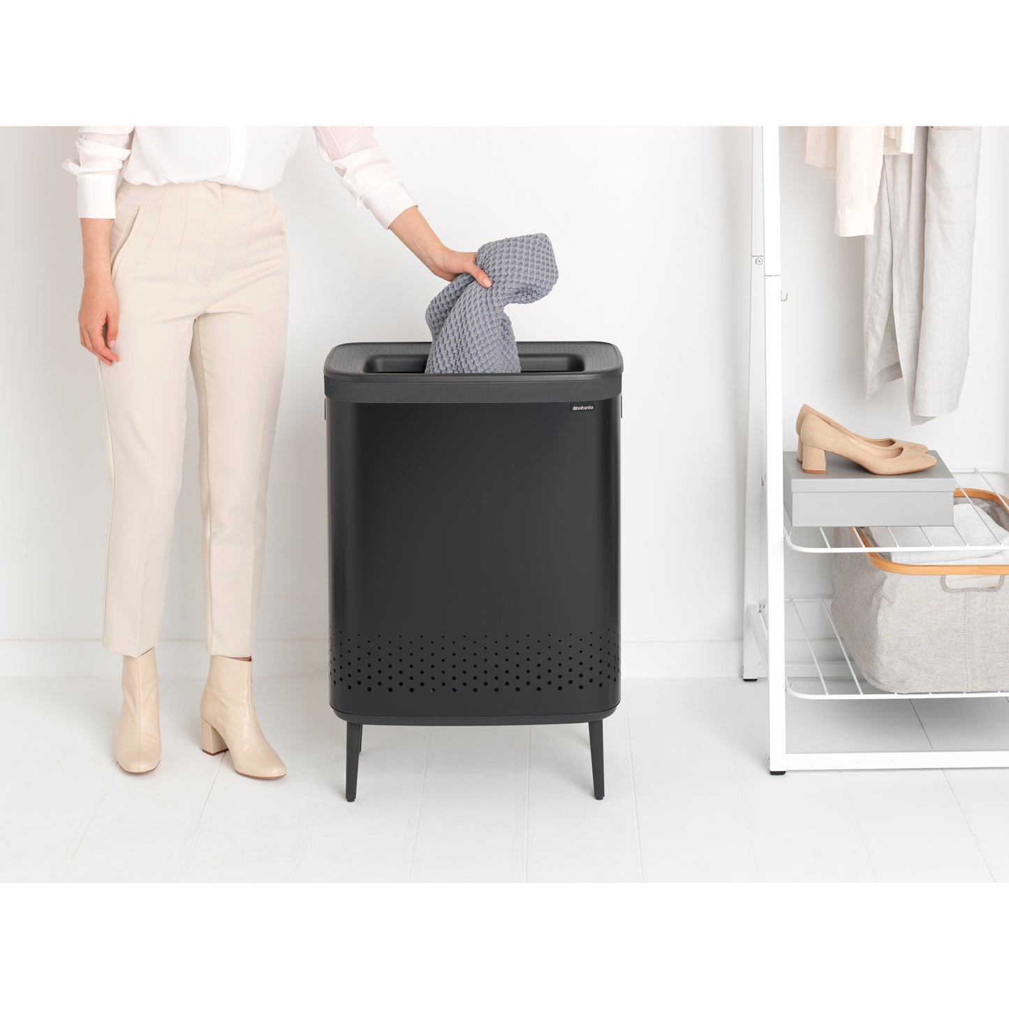 Bo Laundry Bin - 2x45L
