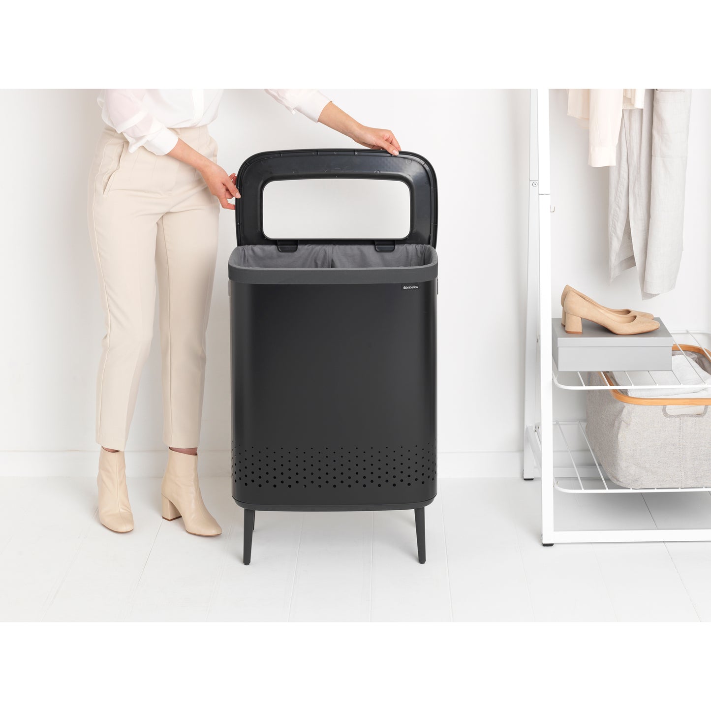 Bo Laundry Bin - 2x45L