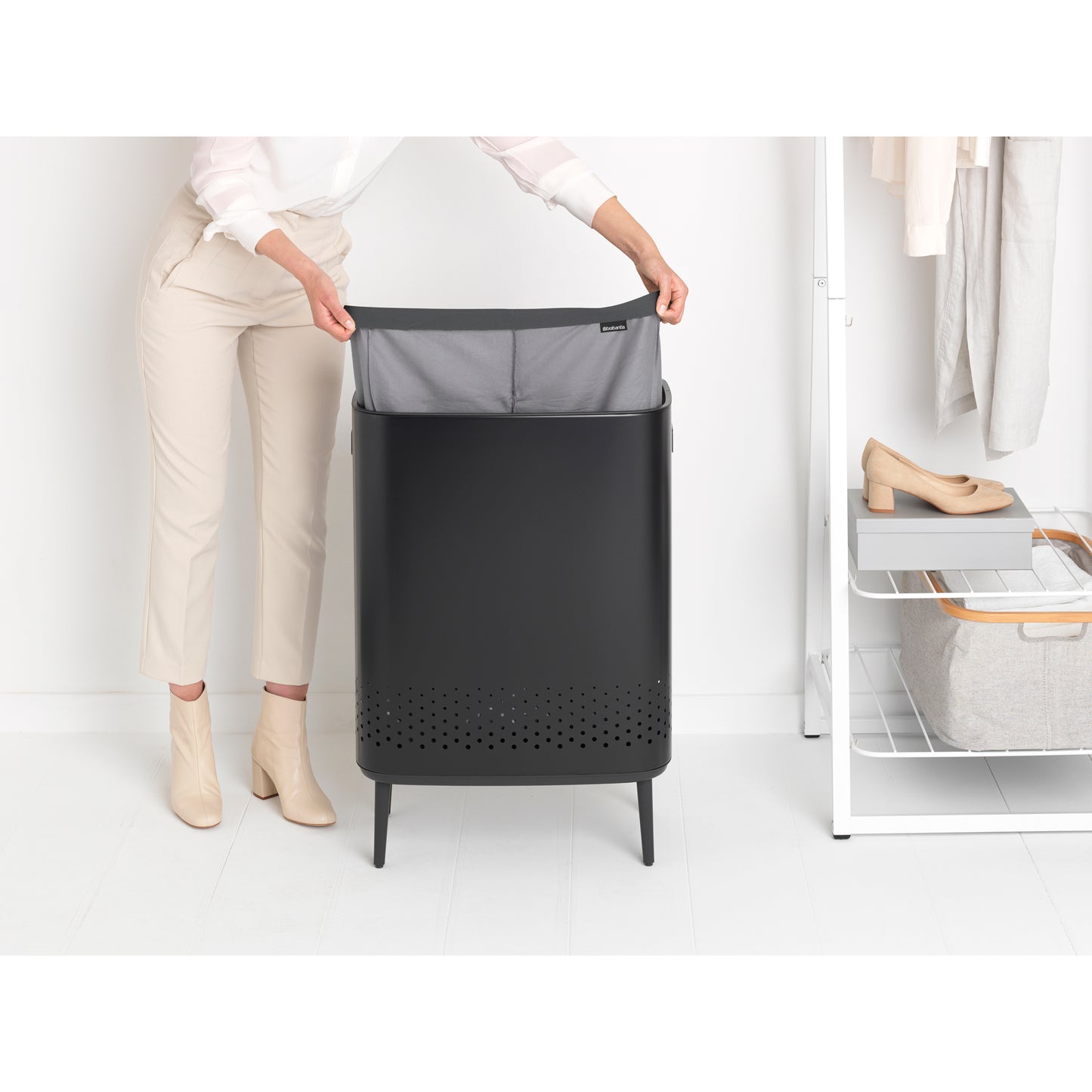 Bo Laundry Bin - 2x45L
