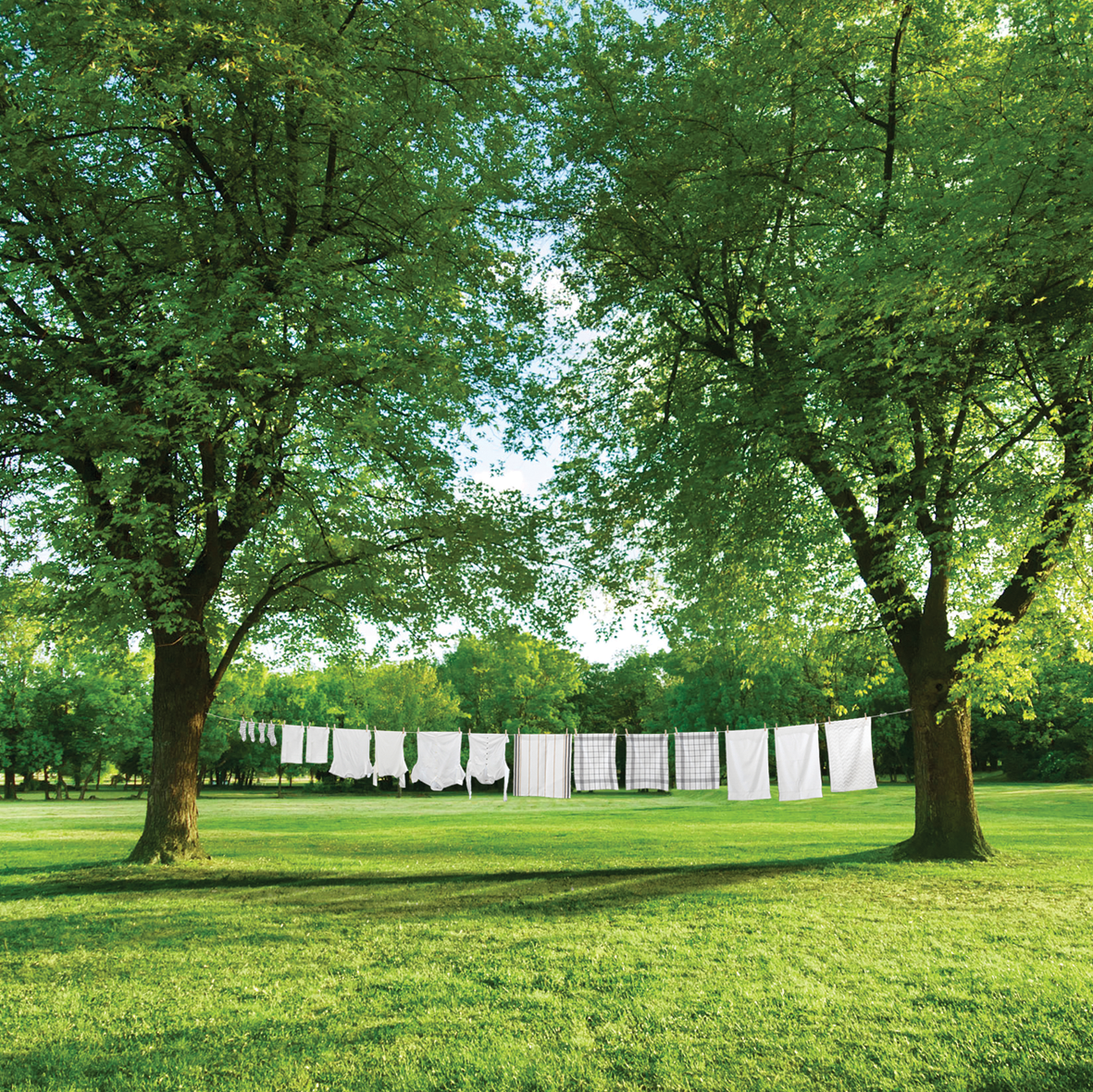 Clothes Line Set - 12 meters - White