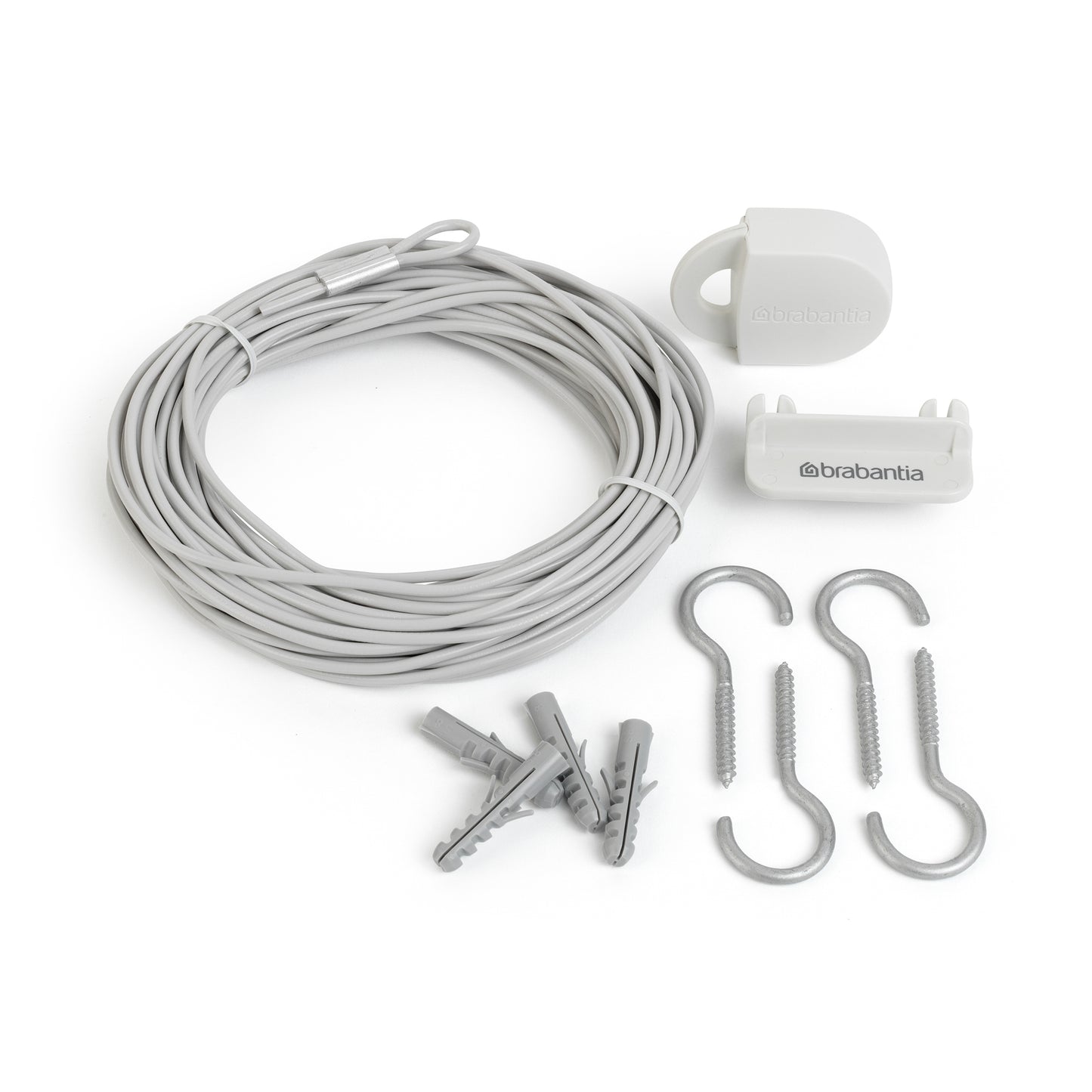 Clothes Line Set - 12 meters - White